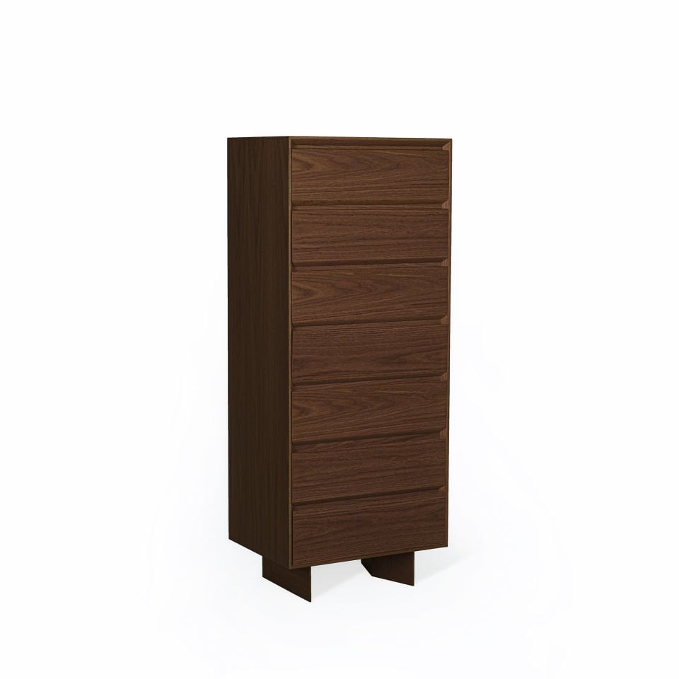 Solid Oak Long Dresser – BEAM Series Forest