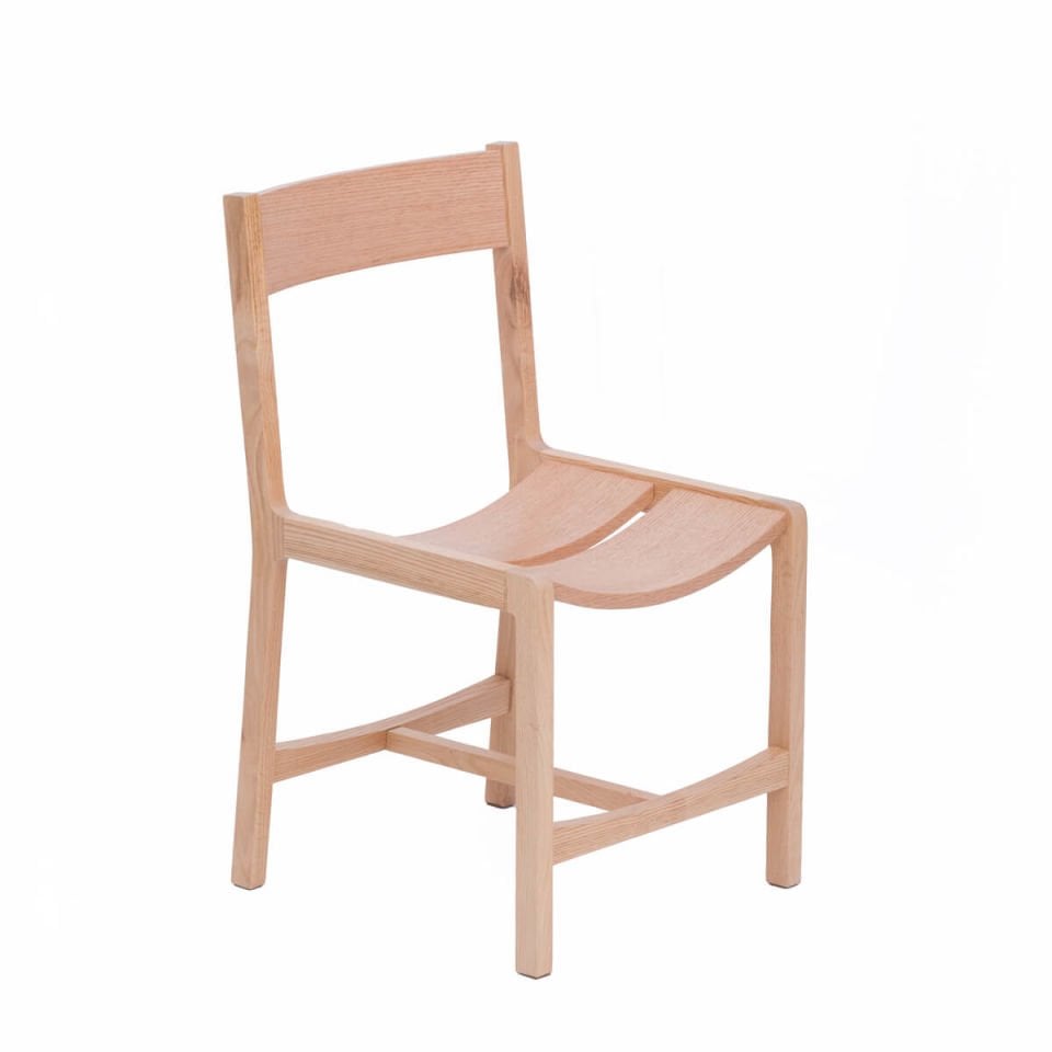 Masif Meşe Sandalye 2 - BENT Serisi Raw