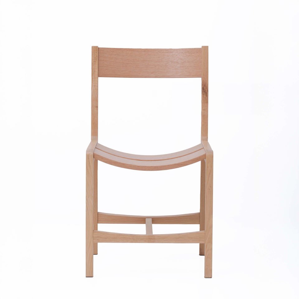 Masif Meşe Sandalye 2 - BENT Serisi Raw