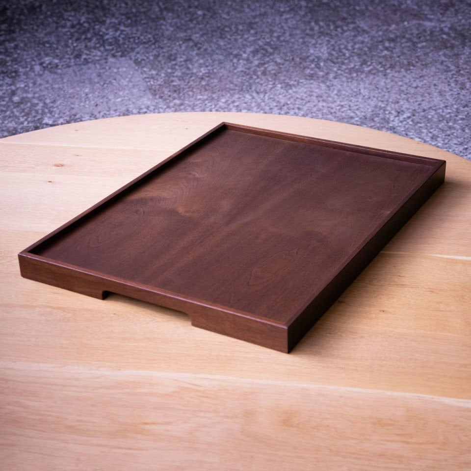 Oak Serving Tray – EDGE Series, Rectangular Forest