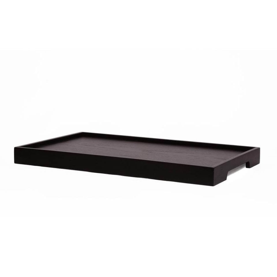 Wooden Serving Tray – EDGE Series, Rectangular Dark