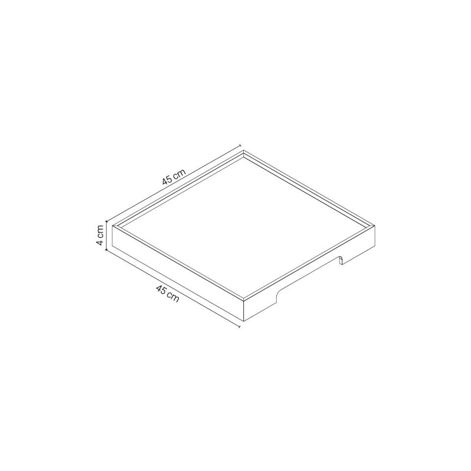 Solid Oak Serving Tray – EDGE Series, Kare Forest