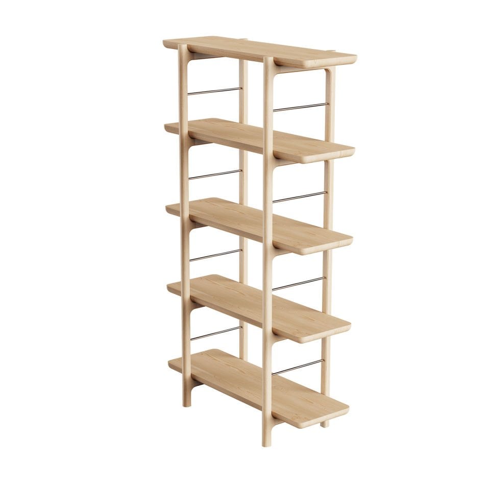 Oak Bookcase 1 – HOMELAND Series Raw