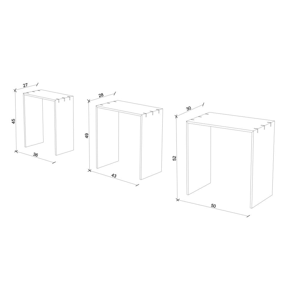 Ahşap Zigon - KIRLANGIÇ Serisi