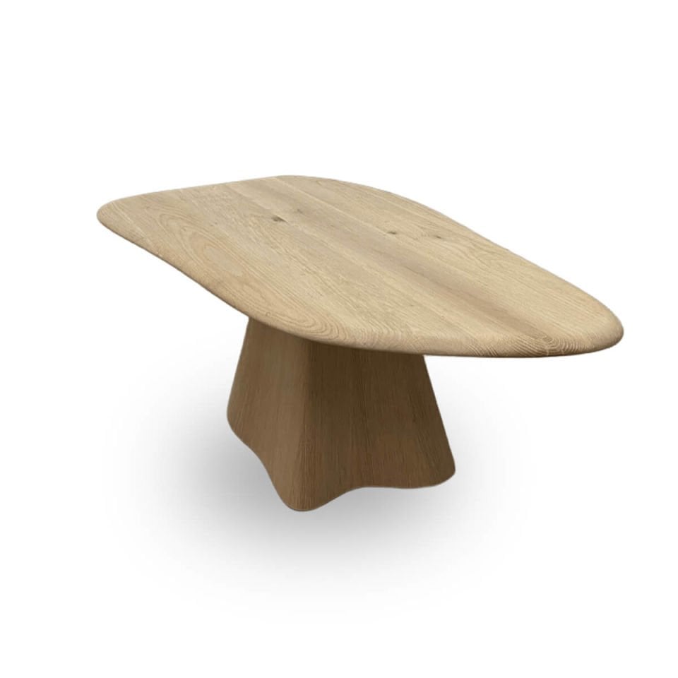 Solid Wood Coffee Table 1 – LAGOON Series Raw