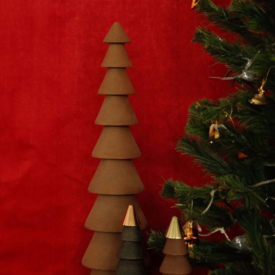 Ahşap Yılbaşı Ağacı Mega FIR – Sedir, 62 cm Forest