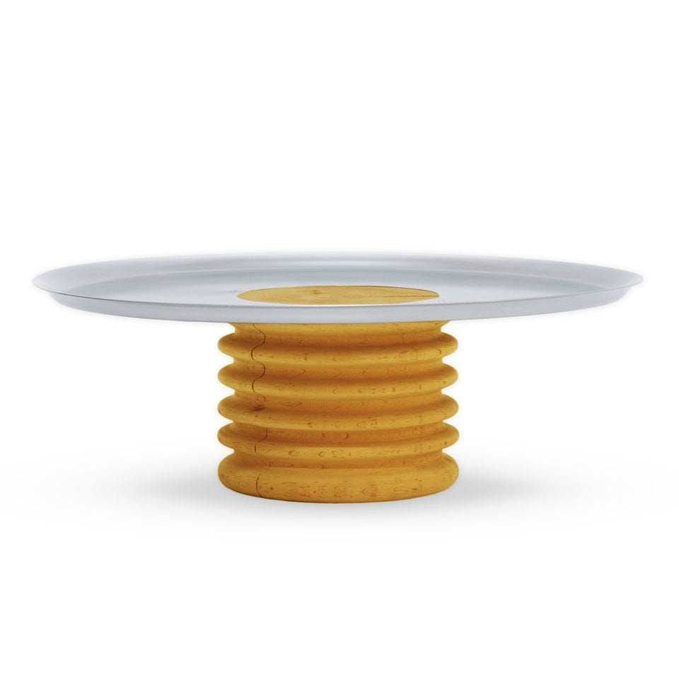 Silver Rengi Sedir Orta Sehpa – SOFRA Serisi Honey
