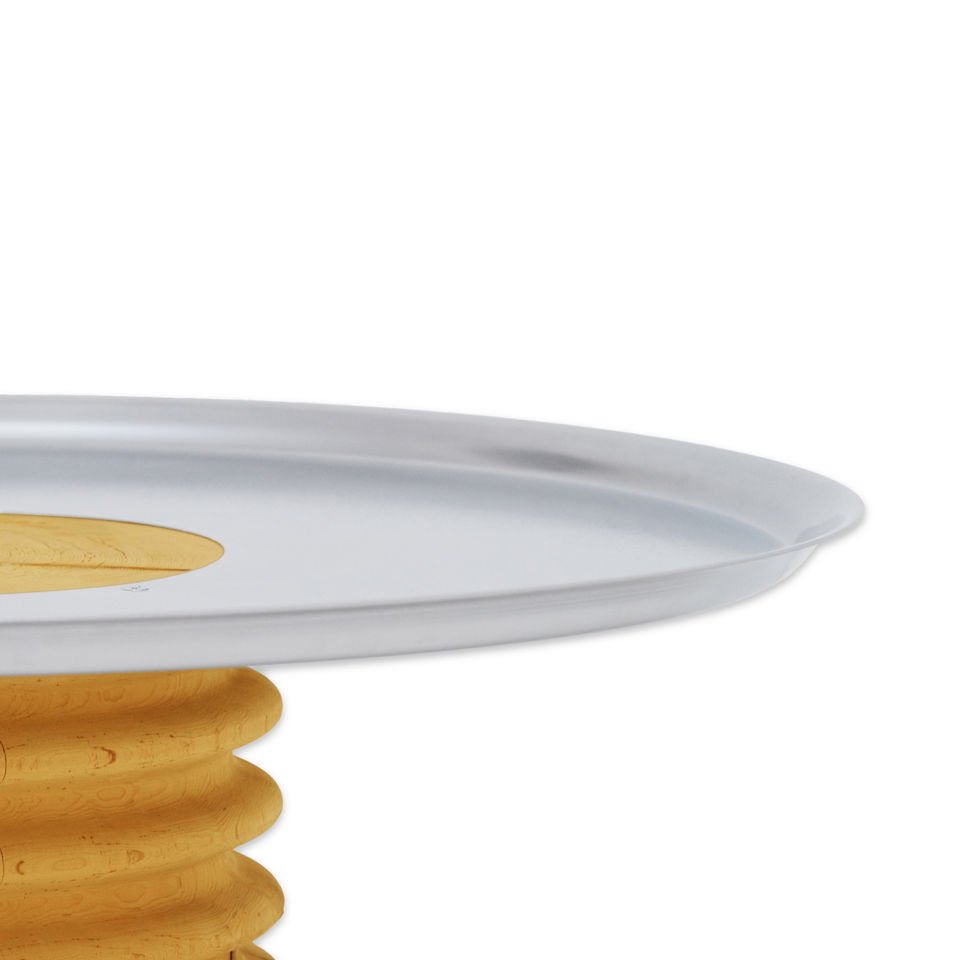 Silver Rengi Sedir Orta Sehpa – SOFRA Serisi Honey