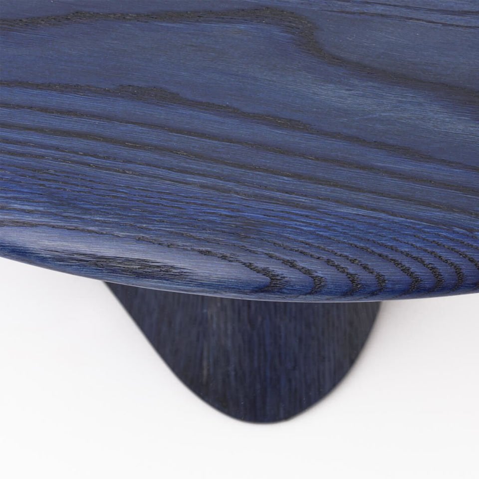 Masif Ahşap Orta Sehpa  – LAGOON Serisi Venti Navy Blue