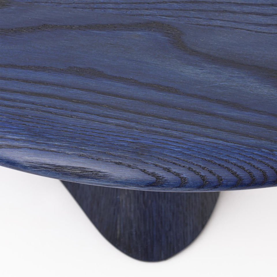 Masif Ahşap Orta Sehpa  – LAGOON Serisi Grande Navy Blue