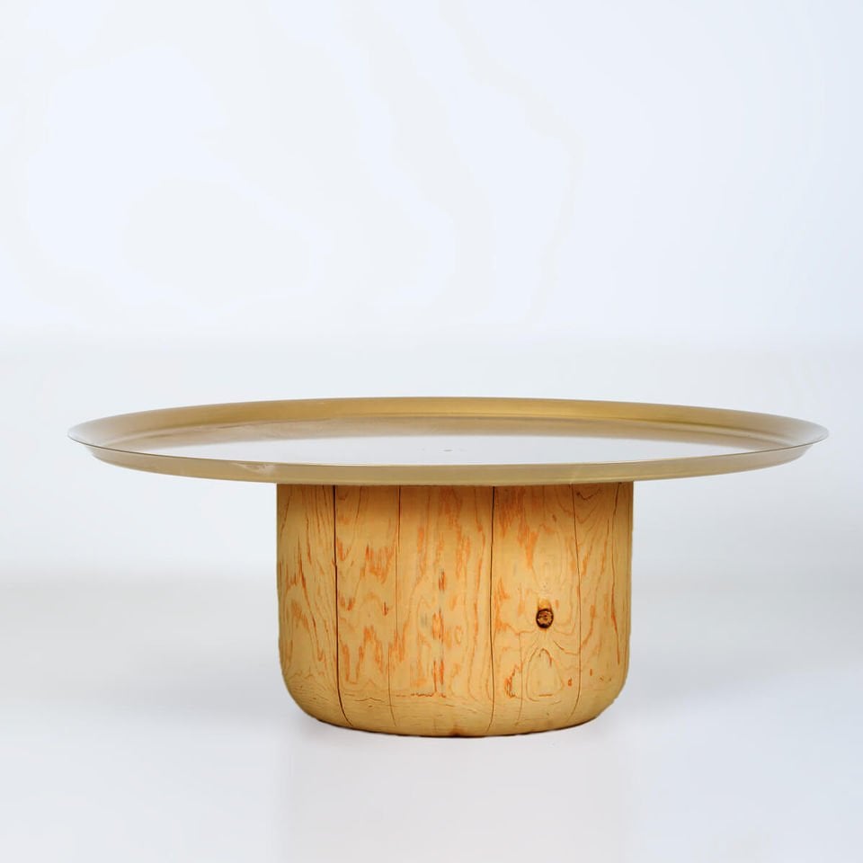 Gold Rengi Sedir Orta Sehpa – SOFRA Serisi Honey