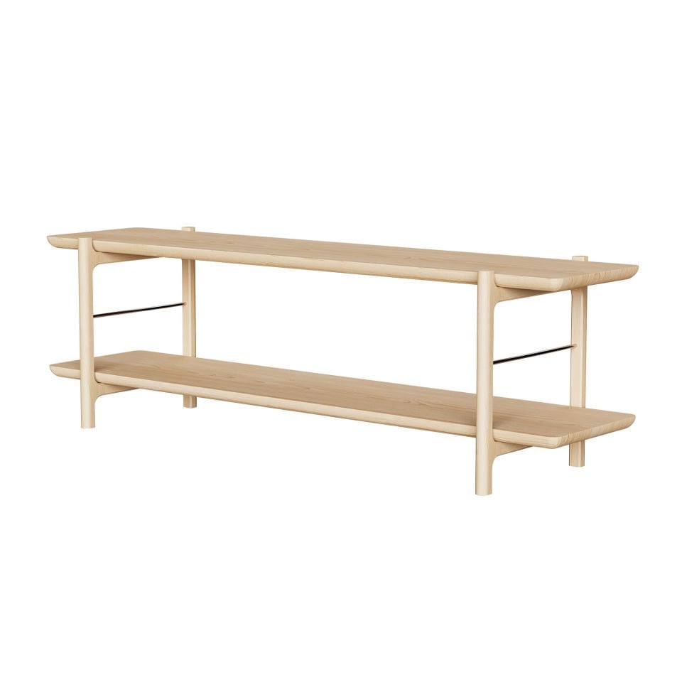Solid Oak TV Unit 1 – HOMELAND Series Raw