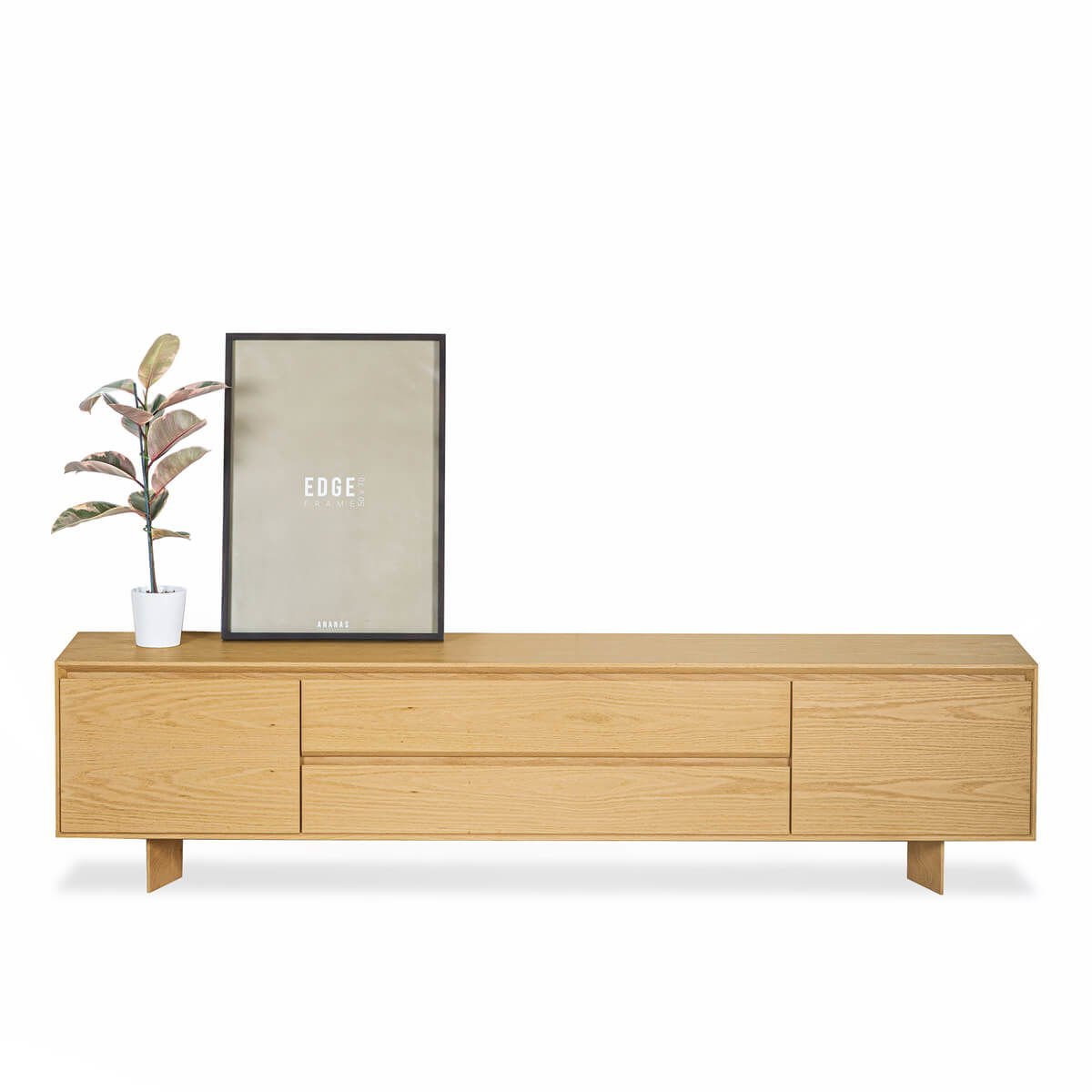 Ahşap TV Ünitesi – BEAM Serisi Honey