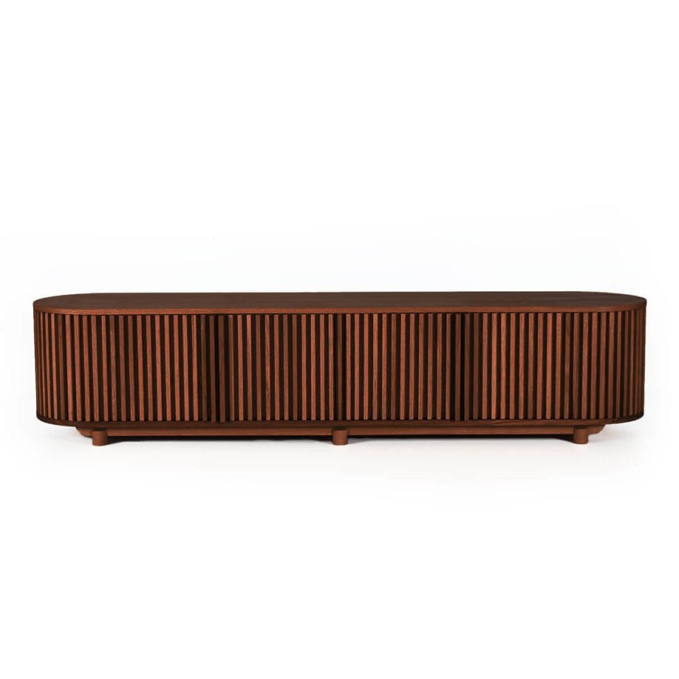 Solid Oak TV Unit - DOCIA Series Forest
