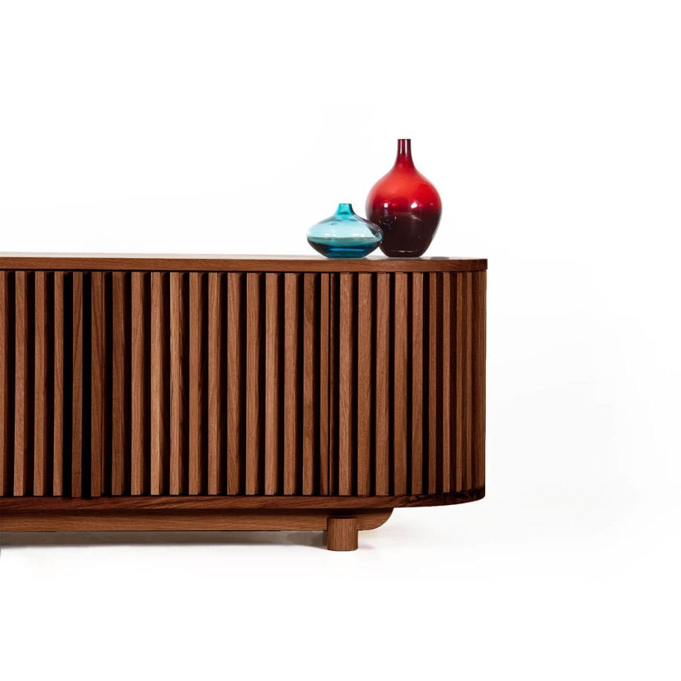Solid Oak TV Unit - DOCIA Series Forest