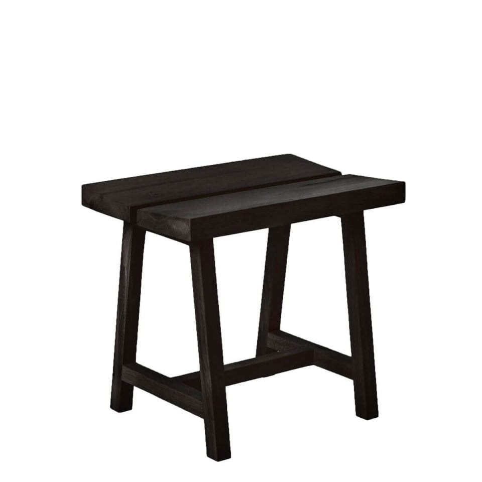 Solid Oak Stool – PI Series Dark
