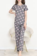 Desenli Pijama Takımı Gripudra - 130.1287.