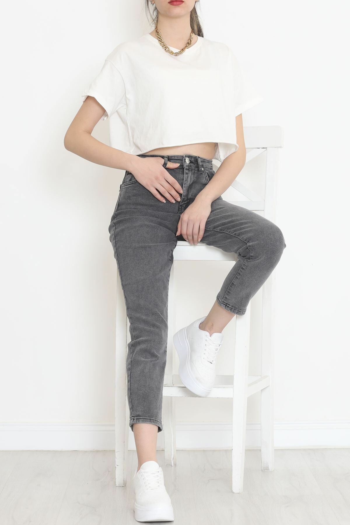 Boyfriend Kot Pantolon Açıkgri2 - 11917.1431.