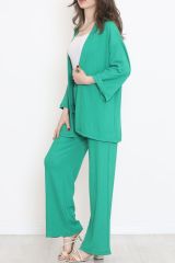 Uzun Kimono Takım Yeşil - 722.1247.