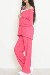 Uzun Kimono Takım Fuşya - 722.1247.