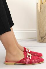 Hasır Terlik Fuşya - 18716.264.
