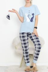 Paça Lastikli Pijama Takımı Bebemavi - 18737.1567.
