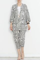 Kimono Takım Beyazsiyah2 - 152342.701.