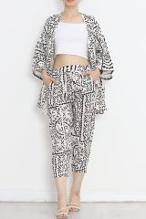 Kimono Takım Beyazsiyah2 - 152342.701.
