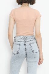 Kaşkorse Bisiklet Yaka Body Somon1 - 17395.1723.