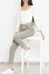 Boyfriend Kot Pantolon Taş - 11917.1431.