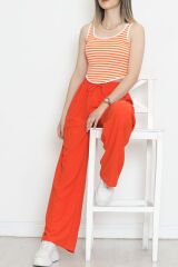 Beli Lastikli Pantolon Oranj - 10536.1059.