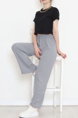Zincirli Crop Tişört Siyah - 673.1247.
