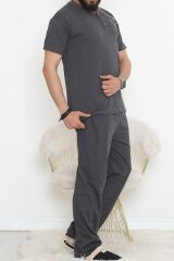 Erkek Pijama Takımı Füme - 930.1838.