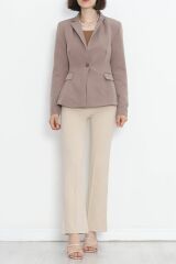 Blazer Ceket Vizon - 18851.1247.