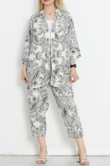 Kimono Takım Beyazsiyah1 - 152342.701.