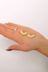 Çelik Küpe Gold4 - 17251.1804.