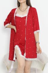 Baskılı Pegasus Pijama Takımı Narçiçeği - 747.1287.