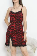 Baskılı Pegasus Pijama Takımı Kırmızıleopar - 747.1287.