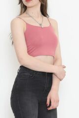 İp Askı Crop Atlet Gülkurusu - 18509.1153.