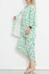 Kimono Takım Yeşildesenli - 152342.701.