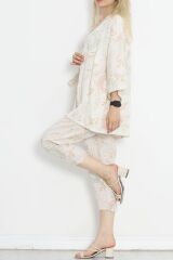 Kimono Takım Bejdesenli - 152342.701.