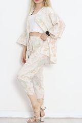 Kimono Takım Bejdesenli - 152342.701.