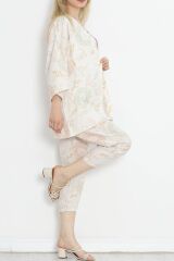 Kimono Takım Bejdesenli - 152342.701.