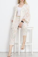 Kimono Takım Bejdesenli - 152342.701.
