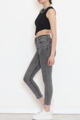 Dar Paça Kot Pantolon Gri - 12561.1431.