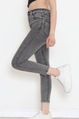 Dar Paça Kot Pantolon Gri - 12561.1431.