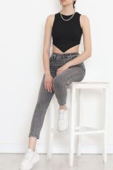 Dar Paça Kot Pantolon Gri - 12561.1431.