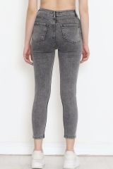 Dar Paça Kot Pantolon Gri - 12561.1431.