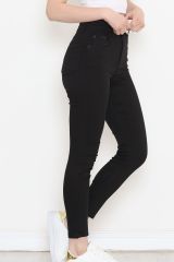 Dar Paça Kot Pantolon Siyah - 12561.1431.