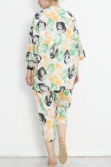 Kimono Takım Turuncuyeşil - 152342.701.